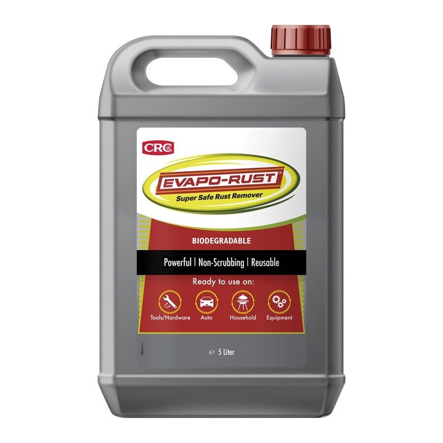 EvapoRust Rust Remover Super Safe Water Soluble 5 Litre Metal Treatme
