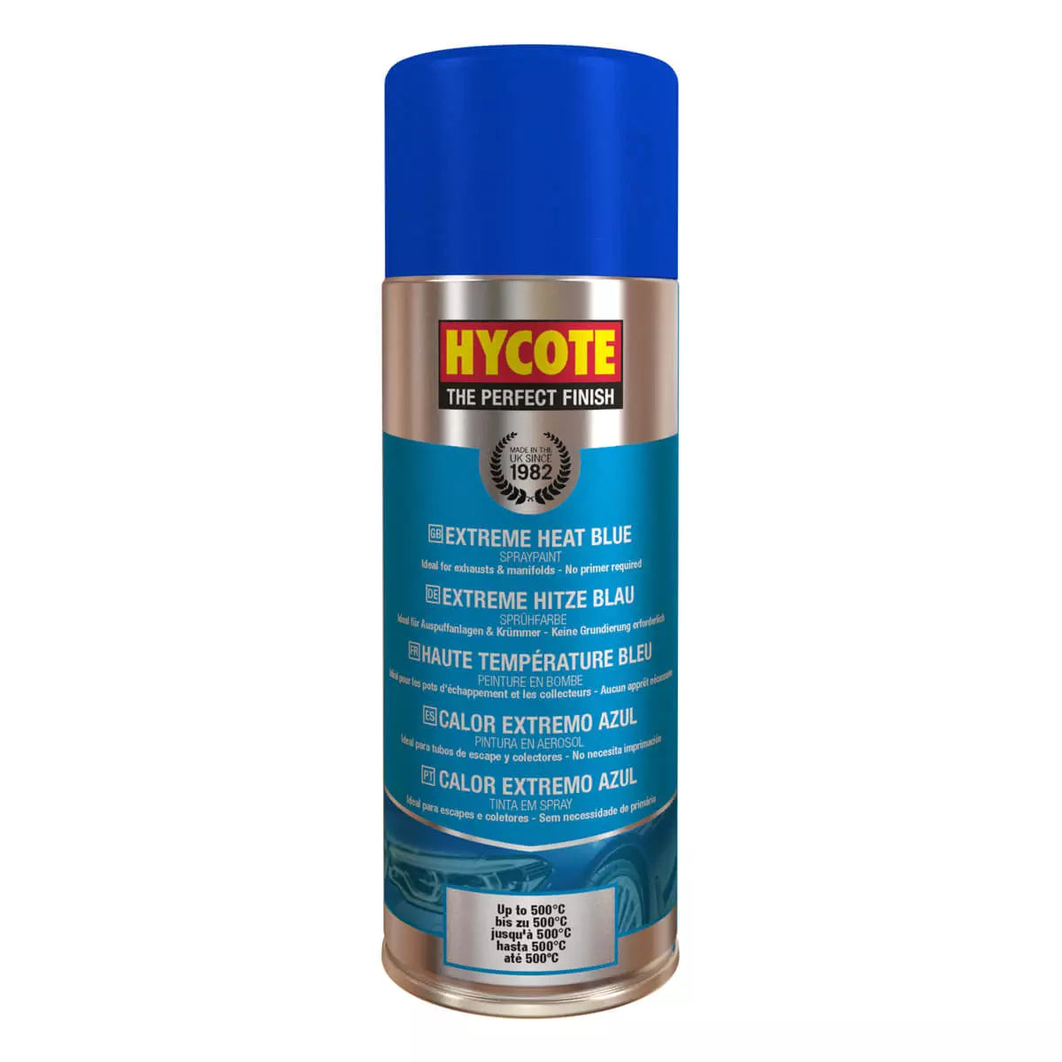 Hycote Aluminium VHT Extreme Heat Aerosol Spray Paint Fast Drying 400ml X4 | UK - View #9