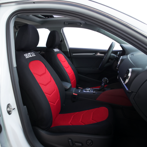Sparco 11 Piece Car Seat Cover Set, S-Line Corsa - Red – CLZ Performance