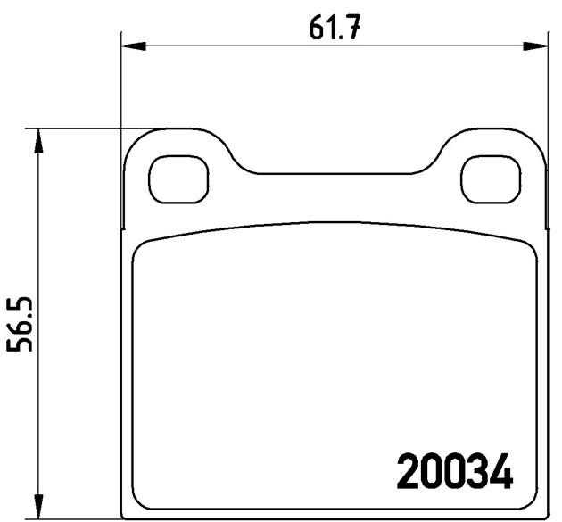 Brembo Brake Pad, P 59 001