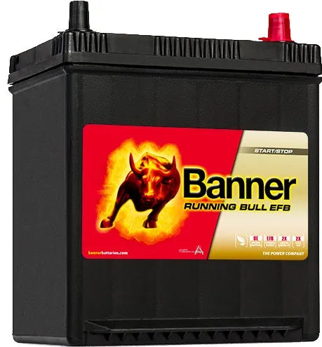 054 Banner Running Bull Car Battery EFB 53815
