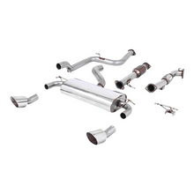 Load image into Gallery viewer, Milltek Ford Focus MK2 RS 2.5T 305PS 2009-2010 Turbo-back including Hi-Flow Sports Cat Exhaust - Resonated System, SSXFD083-1
