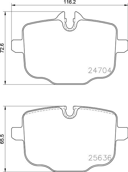 Brembo Brake Pad, P 06 101