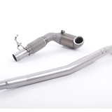 Milltek Audi S3 2.0 TFSI quattro Saloon & Cabrio 8V/8V.2 (Non-GPF Equipped Models Only) 2013-2018 Cast Downpipe with Race Cat Exhaust - OE Fitment, SSXVW386-3