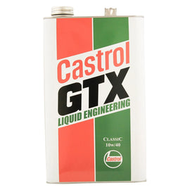 Castrol GTX Classic 10W-40 Premium Mineral Engine Oil 1978 To 1993 5L 5 Litres