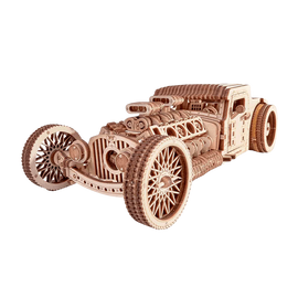 Wood Trick WDTK023 Hot Rod Wooden Model Kit WDTK023