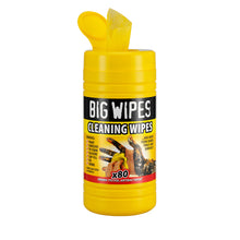 Load image into Gallery viewer, Big Wipes Cleaning Wipes - 80 Wipes Per Tub