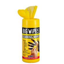 Load image into Gallery viewer, Big Wipes Cleaning Wipes - 40 Wipes Per Tub