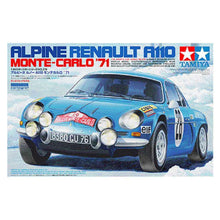 Load image into Gallery viewer, Tamiya Alpine Renault A110 Monte Carlo 1971 Rally Car Model Kit 24278 Scale 1/24
