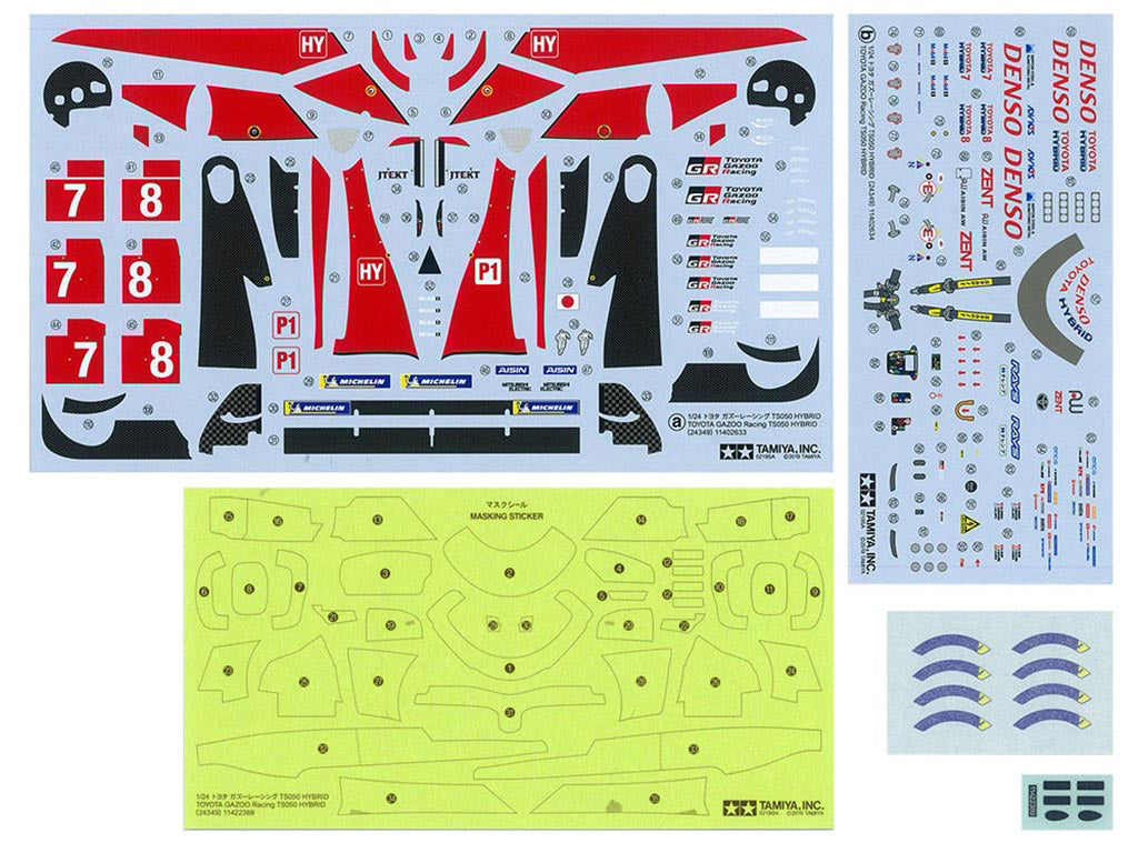 Tamiya 1/24 Scale Toyota Gazoo Racing TS050 Hybrid Car Model Kit