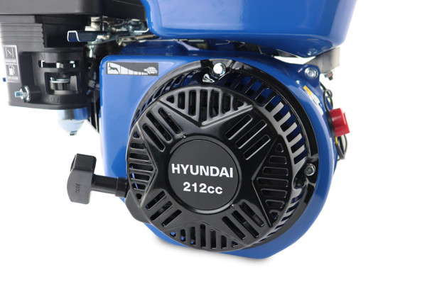 Hyundai 212cc 6.5hp 20mm Horizontal Straight Shaft Petrol Replacement Engine, 4-Stroke, OHV