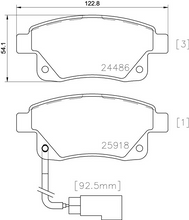 Load image into Gallery viewer, Brembo Brake Pad, P 24 066