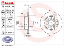 Load image into Gallery viewer, Brembo Painted Brake Disc, 08.9502.11