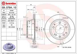 Brembo Brake Disc, 09.5784.10