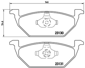 Brembo Brake Pad, P 85 041
