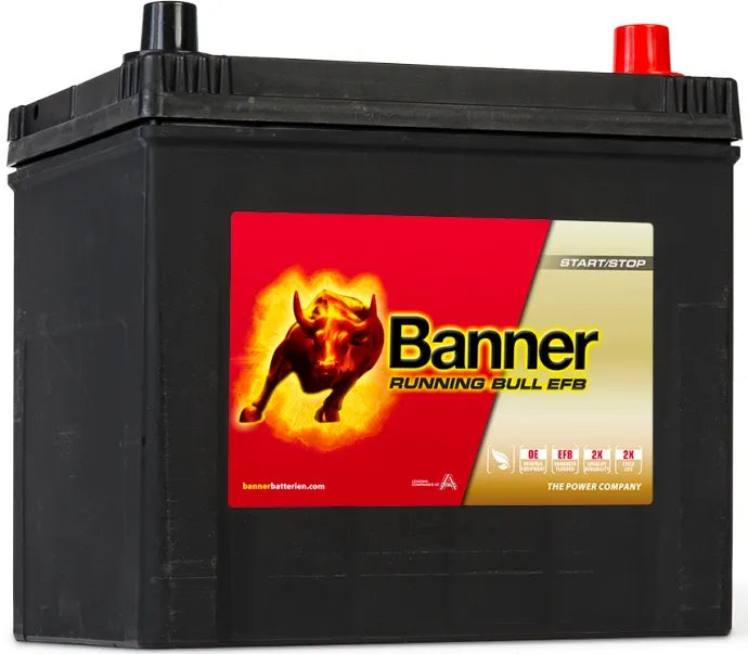 005L Banner Running Bull Car Battery EFB 56515