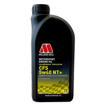 Load image into Gallery viewer, Millers Oils Motorsport CFS 5w-40 NT+ Fully Synthetic Engine Oil 1L
