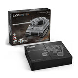 CaDA 1/35 RC Tiger Tank Military Brick Construction Kit 925 Piece