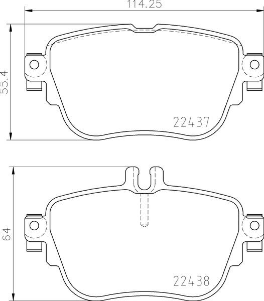 Brembo Brake Pad, P 50 136