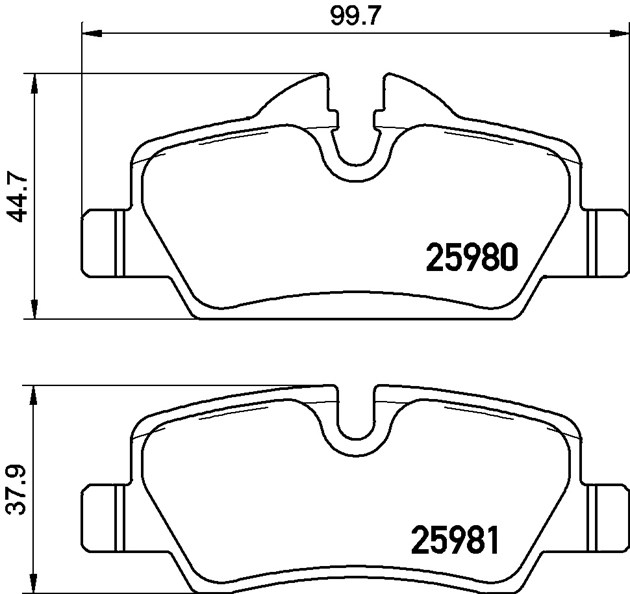 Brembo Brake Pad, P 06 090