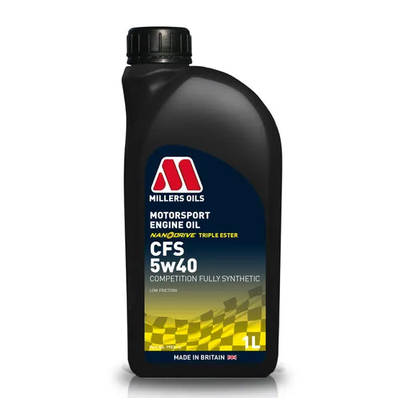 Millers Oils Nanodrive CFS 5w-40 Fully Synthetic Engine Oil - 1L