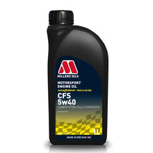 Load image into Gallery viewer, Millers Oils Nanodrive CFS 5w-40 Fully Synthetic Engine Oil - 1L
