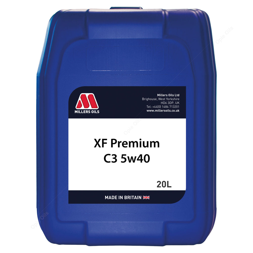 Millers Oils XF Premium C3 5W-40 Fully Synthetic Engine Oil 20L