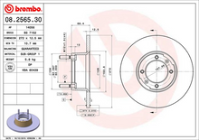Load image into Gallery viewer, Brembo Brake Disc, 08.2565.30