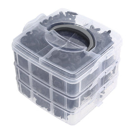 650Pcs Car Body Plastic Auto Fasteners Push Trim Clips Pin Rivet Bumper Kit