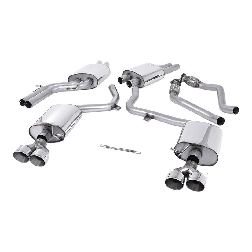 Milltek Audi S4 3.0 Supercharged V6 B8.5 2012-2016 Cat-back Exhaust, SSXAU367-1