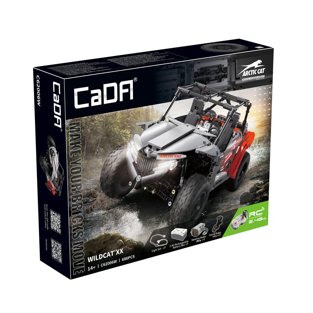 CaDA RC Arctic Cat Wildcat XX RC Brick Construction Kit 686 Pieces Set C62006W