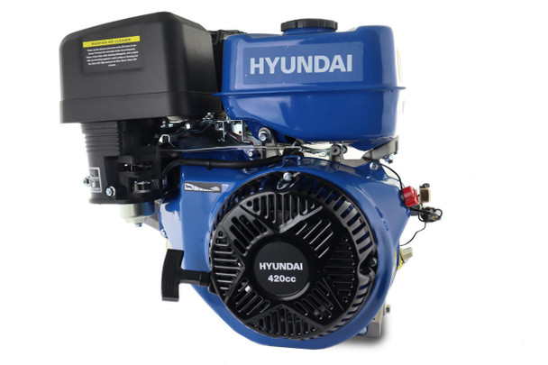 Hyundai 457cc 15hp 25mm Horizontal Straight Shaft Petrol Replacement Engine, 4-Stroke, OHV