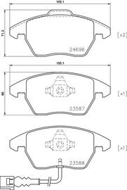 Brembo Brake Pad, P 85 146