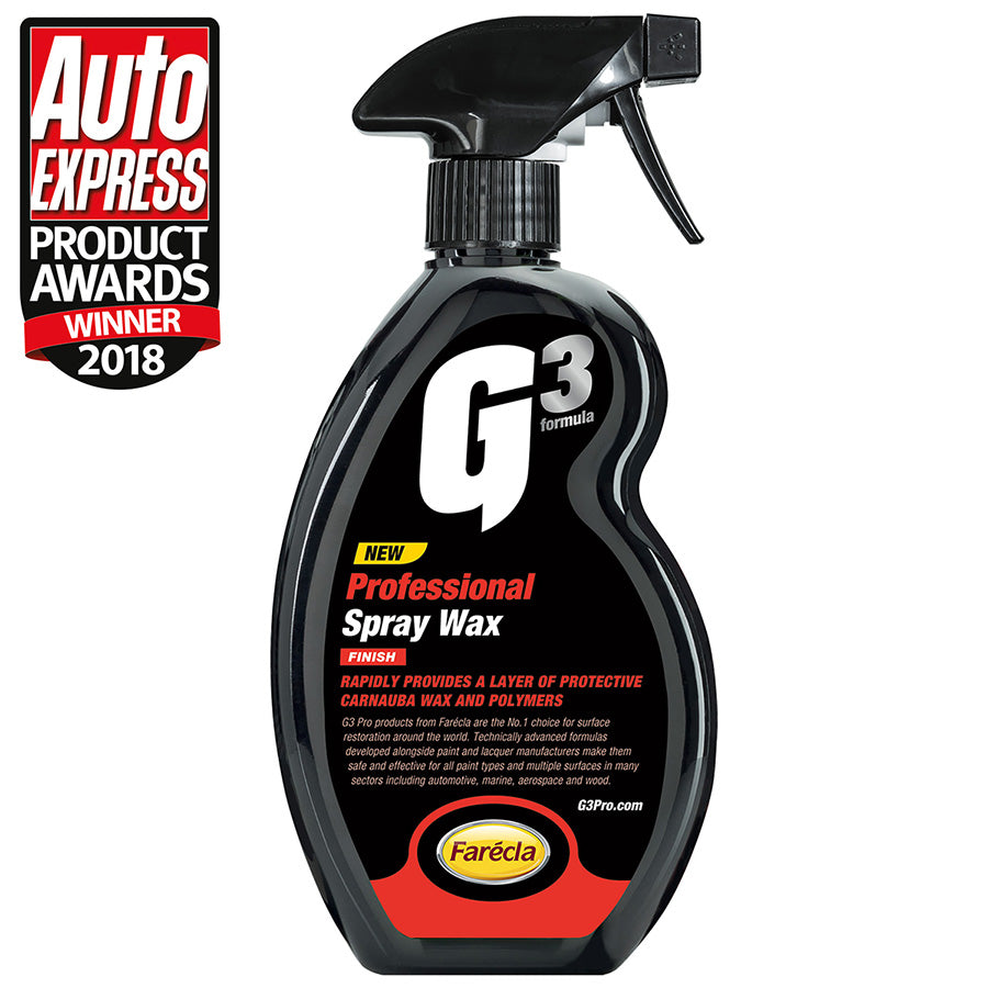 Farecla G3 Professional High Gloss Shine Spray Wax Car Paint Detailer 500ml