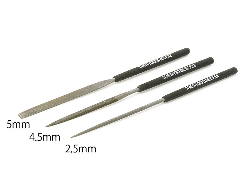Tamiya Basic File Set Smooth Double Cut