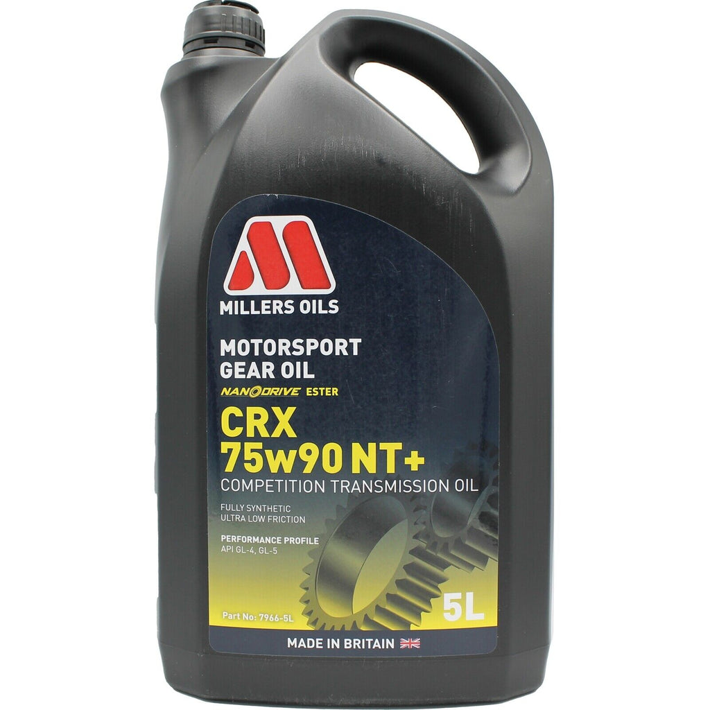 Millers Oils Motorsport CRX 75w-90 NT+ Fully Synthetic Gear Oil - 5L