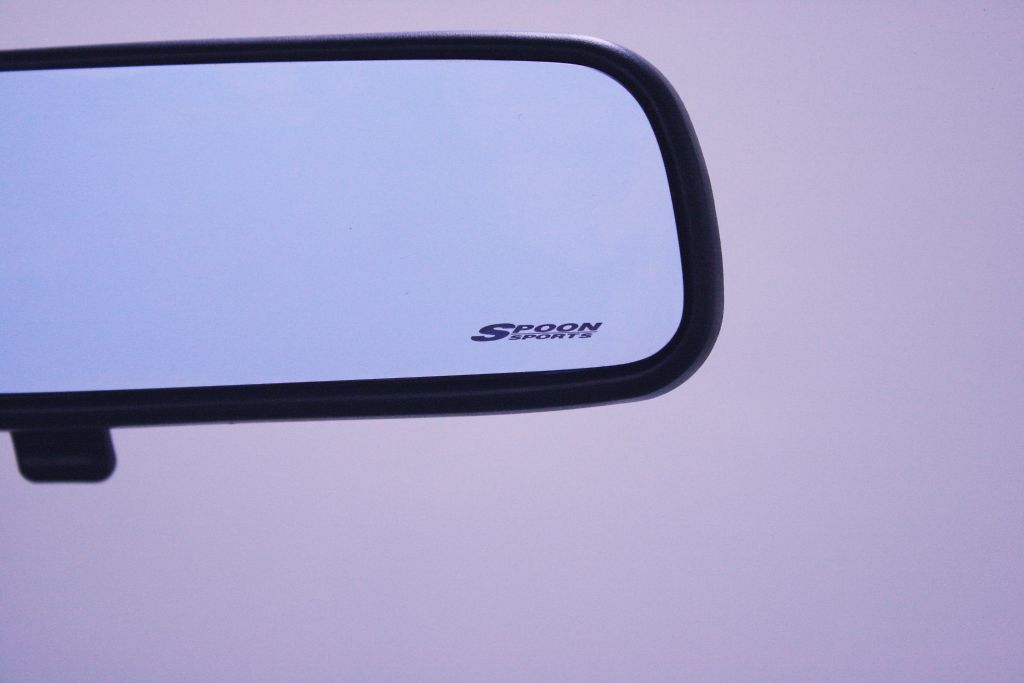 Spoon Sports Blue Wide Rear View Mirror Honda Integra Type-R DC2 DC5