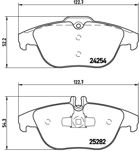 Brembo Brake Pad, P 50 104