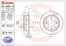 Load image into Gallery viewer, Brembo Painted Brake Disc, 08.A869.11