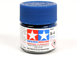 Tamiya X-4 Blue Mini Acrylic Paint - 10ml
