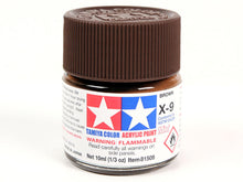 Load image into Gallery viewer, Tamiya X-9 Brown Mini Acrylic Paint - 10ml