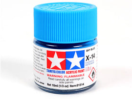 Tamiya X-14 Sky Blue Mini Acrylic Paint - 10ml