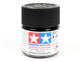 Tamiya X-18 Semi Gloss Black Mini Acrylic Paint - 10ml