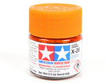 Tamiya X-26 Clear Orange Mini Acrylic Paint - 10ml