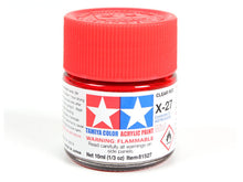 Load image into Gallery viewer, Tamiya X-27 Clear Red Mini Acrylic Paint - 10ml