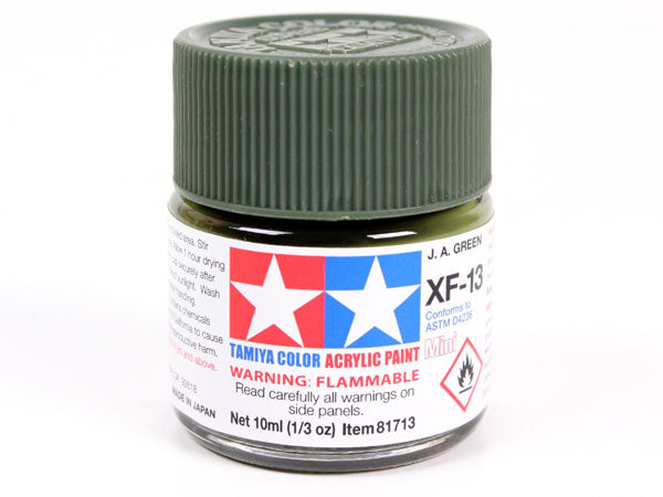 Tamiya XF-13 J.A. Green Mini Acrylic Paint - 10ml