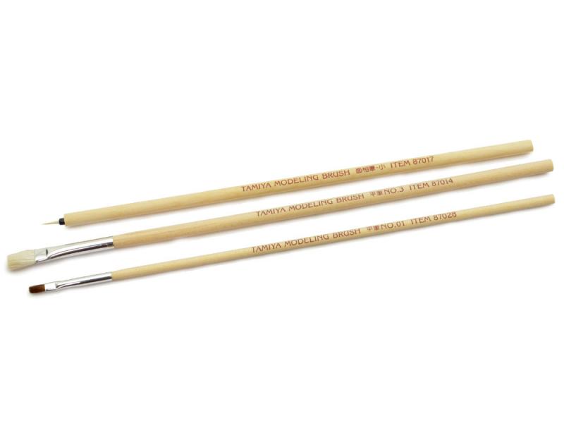 Tamiya Modelling Brush Basic Set x10