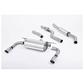 Milltek BMW 3 Series F30 328i M Sport Automatic (without Tow Bar None xDrive & N20 Engine Only) 2012-2015 Cat-back Exhaust - SSXBM961-1