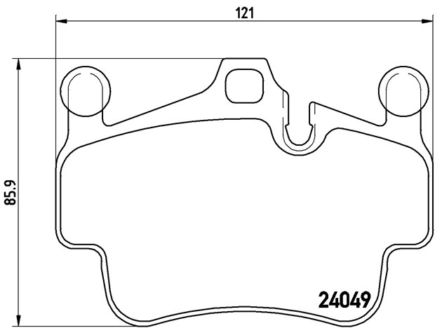 Brembo Brake Pad, P 65 015