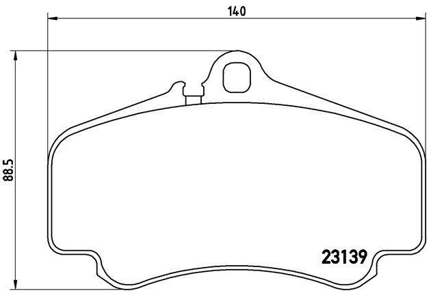 Brembo Brake Pad, P 65 011